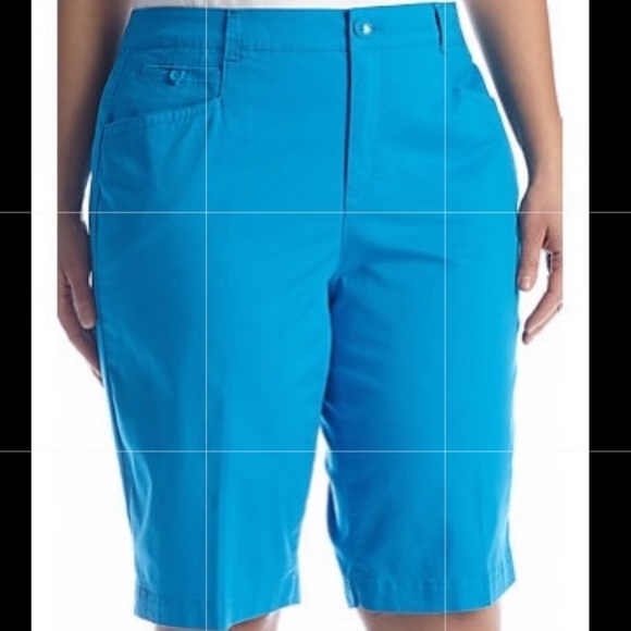 bandolino ivette denim bermuda shorts